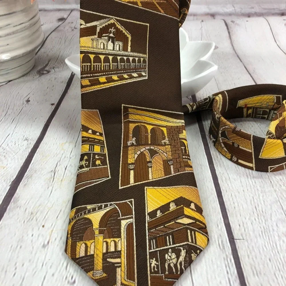 Vintage wemlon by wembly men's tie preppy office business